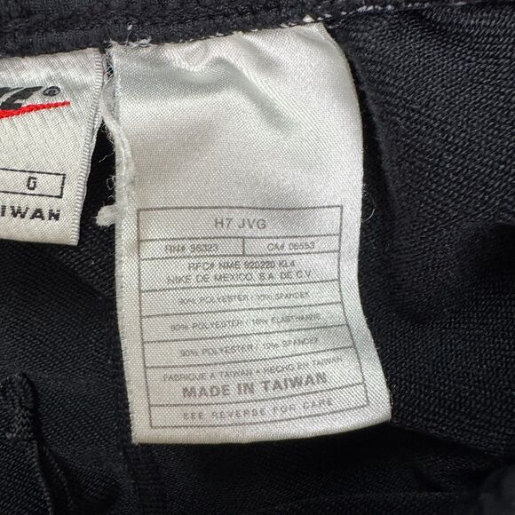 Nike Dri-Fit Vintage 90's Jogger Pants Mens Large Black Ankle Zip Pockets Active - Picture 8 of 14